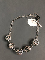 Plunder - Silver 16” necklace