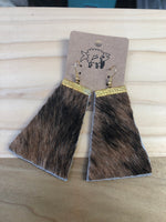 Fur/Leather earrings